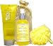 The Healing Garden Gingerlily Theraphy by Coty for Women 4 Piece Set Includes: Upbeat Bath & Shower Gel 7.0 oz + Positivity Body Mist 8.0 oz + Body Pouf Sponge + Drawstring Bag