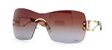 Christian Dior - DIOR SWAROVSKI RHINESTONE SWEETEST DIOR PZK GLOD BROWN GRADIENT RIMLESS SUNGLASSES