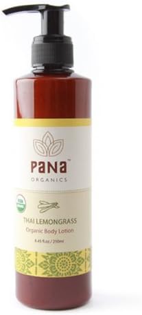 Pana Organics USDA Certified Organic 8 oz Body Lotion - Thai Lemongrass