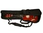 (24 inch x 8 inch x 3 inch) Ukulele Backpack Soft 10 MM Padded Black Style 707