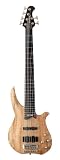 Musical Instruments : Washburn CB16 Classic Series 6-string Bass Guitar with Gig Bag - Spalted Finish