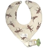 The Funky Monkey Binky Bib
