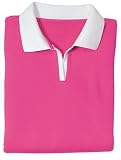 Port Authority - Ladies Split Placket Sport Shirt Tropical Pink/ White2X