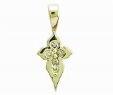 Ladies 0.15ct Diamond Cross Pendant