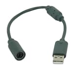 USB Breakaway Cable for Xbox 360, Bla...