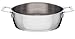 A di Alessi Pots&Pans Low Casserole, Stainless Steel, 24 cm (AJM102/24)