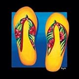 Hawaii Thongs, Art Poster by Naylor Mary, size 12