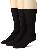 Kenneth Cole Mens Rayon from Bamboo Flat Knit 4 Pack Socks