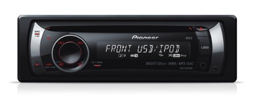Pioneer DEH P 3100 UB CD-Tuner (Front-USB-Eingang mit iPod-Direktsteuerung,Front-AUX-In, 1 Vorverstärkerausgang, rote Tasten-, weisse Display-Beleuchtung)
