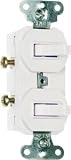 Pass & Seymour #690WGCC6 15A White 2SP UL Switches