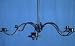 Wrought Iron 6 Arm Candle Chandelier