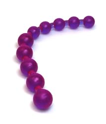 Purple Jelly Jumbo Thai Anal Beads