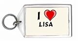 I Love Lisa Keychain