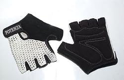 Potenza Mesh Cycling Glove Large Grey / Black 133230