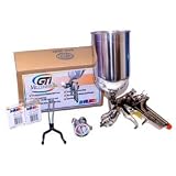 DeVilbiss GTI620G Gravity Feed HVLP Paint Gun with Aluminum Cup and 1.3-, 1.4-, and... by DeVILBISS