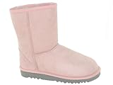New Ugg Classic Short Baby Pink 1 Kids Boots