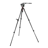 Manfrotto MagFiber Video Tripod Kit with 745MF3 MDeVe MagFiber Tripod Legs, 503HDV Fluid Head, and MBAG80P Padded Tripod Bag