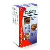 Sally Hansen Hair Remover Wax Strip Kit, for Face, Brows & Bikini