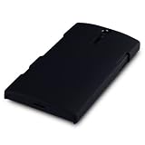 SONY XPERIA S GUMMIERTES HARDSKIN H�LLE IN SCHWARZ, QUBITS RETAIL VERPACKUNGvon "Qubits"