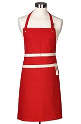 Le Creuset Hi-Tech Kitchen Textile Chef's Apron, Red