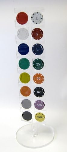 Roulette Value Rack 16 Chip Acrylic Tree