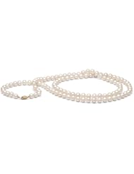 AAA Quality, 7.5-8.0 mm 35-inch Freshwater Pearl Necklace