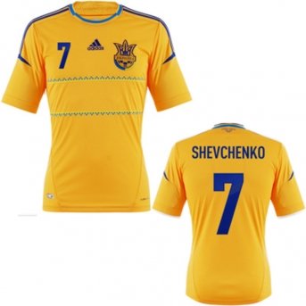 Ukraine Shevchenko Trikot Home 2012, XL
