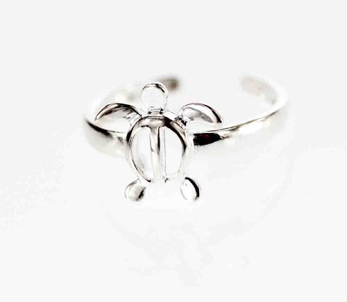 Sterling Silver Honu Sea Turtle Toe Ring, *FREE Shipping from Hawaii