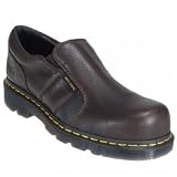 Dr. Martens R12981201 Flux Resistor Brown Slip On Steel Toe Shoe