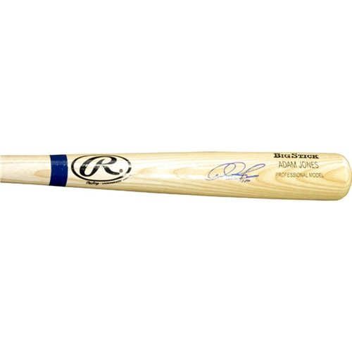 Adam Jones Autographed/Hand Signed Adirondack Big Stick Pro Bat