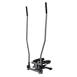 Sunny Health & Fitness Dual Action Swivel Stepper with Handlebars