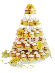 Dress My Cupcake Isabella Banded Cupcake Stand -Round 5 Tiered White - Stands, Displays, Trees for Cakes & Desserts Dress My Cupcake Isabella Banded Cupcake Stand -Round 5 Tiered White - Stands, Displays, Trees for Cakes & Desserts