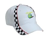 Math Teachers Rock My World Adult White Racing Checker Hat / Cap