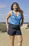 Active Plus Size Cover Up Short by Jordan Taylor - Plus Size Swimsuit Plus Size Swimsuits