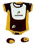 Washington Redskins Two Color Creeper with Bib and Booties