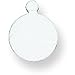 14K White Gold Round Stamping Disc 0.032