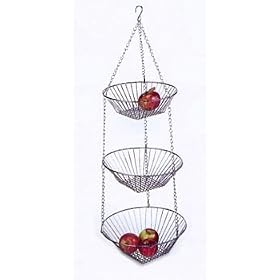 <b>RSVP 3-Tier Hanging Basket</b>
