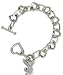 Playboy bracelet with Heart links
