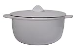 Chantal 2-1/2 Quart Round Covered Casserole, Glossy White