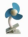 Dreambaby Stroller Fan, White/Blue