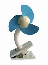 Dreambaby Stroller Fan, White/Blue