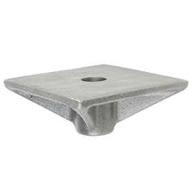 Hitachi 728860 1-1 8-Inch Hex Hammer Tamper Plate 8-Inch x 8-Inch by Hitachi
