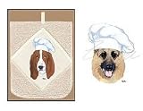 German Shepherd Chef Potholder