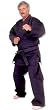 Karate Uniform 100% Cotton Black Hayashi Heavy Weight