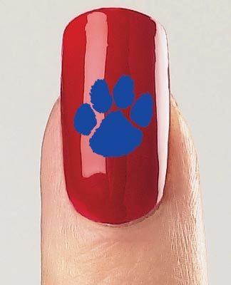 Childrens Toyshop  Sporting Goods : Paw Mini Temporary Tattoos (Black) Blue