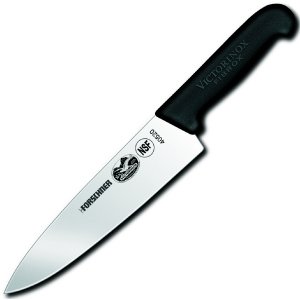 R.H. Forschner by Victorinox 8-Inch Chef's Knife, Black Fibrox Handle