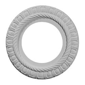10 5/8"OD x 5 3/4"ID x 1/2"P Claremont Ceiling Medallion