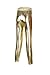 Aaronano Little Girls' Metallic Color Shiny Stretch Leggings