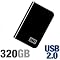 Western Digital My Passport Essential 320 GB USB 2.0 Portable Hard Drive WDME3200TN (Midnight Black)