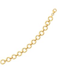 14K Yellow Gold Fashion Link Bracelet